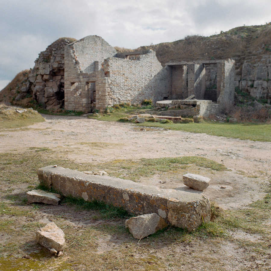 A positive photo of an abandoned mine building